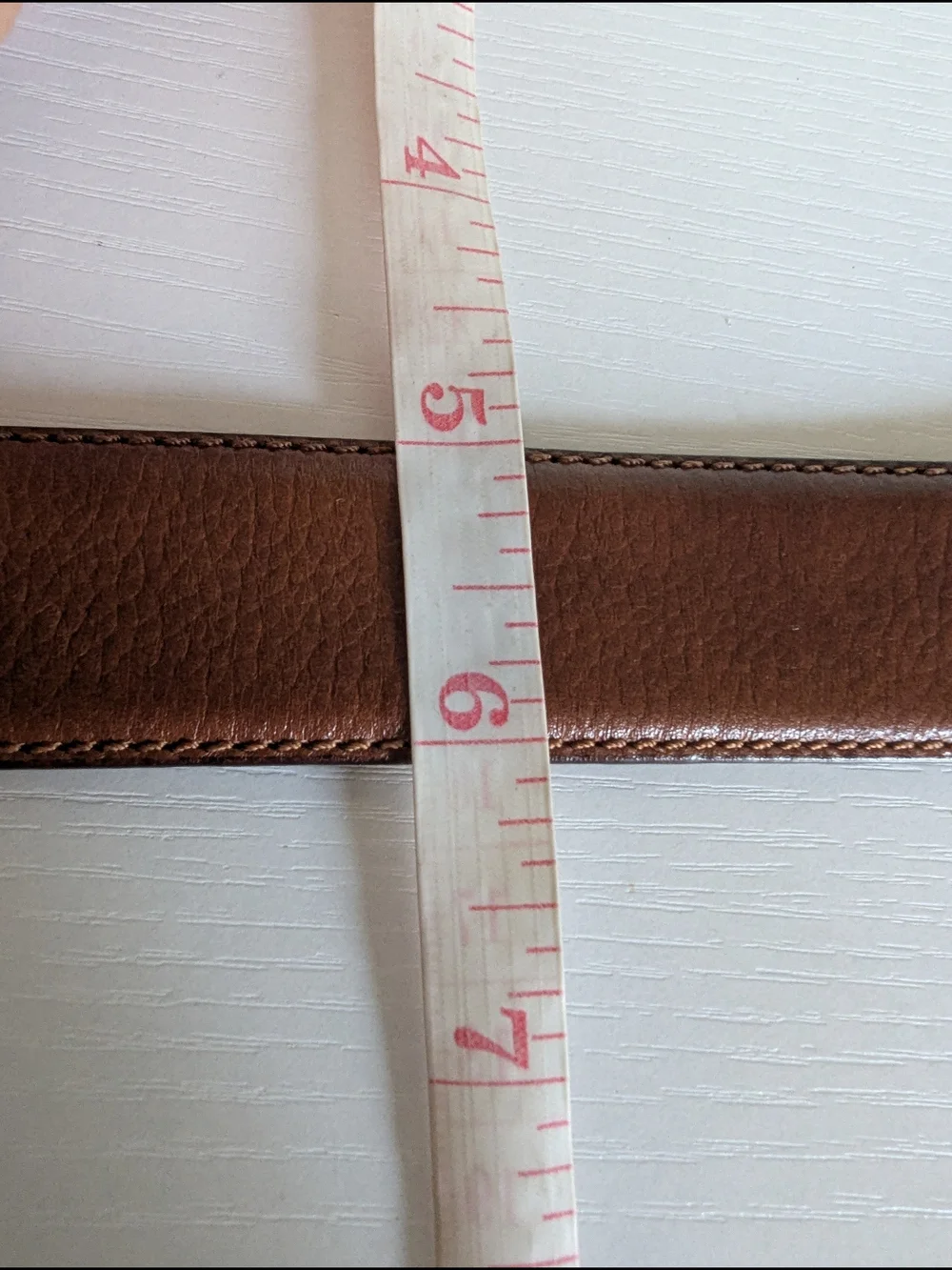 Bally Brown Leather Belt with Gold-Tone Buckle